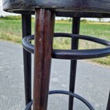 Antique cane bar stool