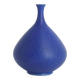 Scandinavian cobalt stoneware vase by Gunnar Borg for Höganäs.