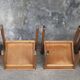 Set of 6 design chairs in glulam - 1970s