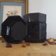 Ramequins Arcoroc noirs vintage