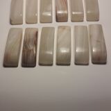 Set of 12 onyx knife holders