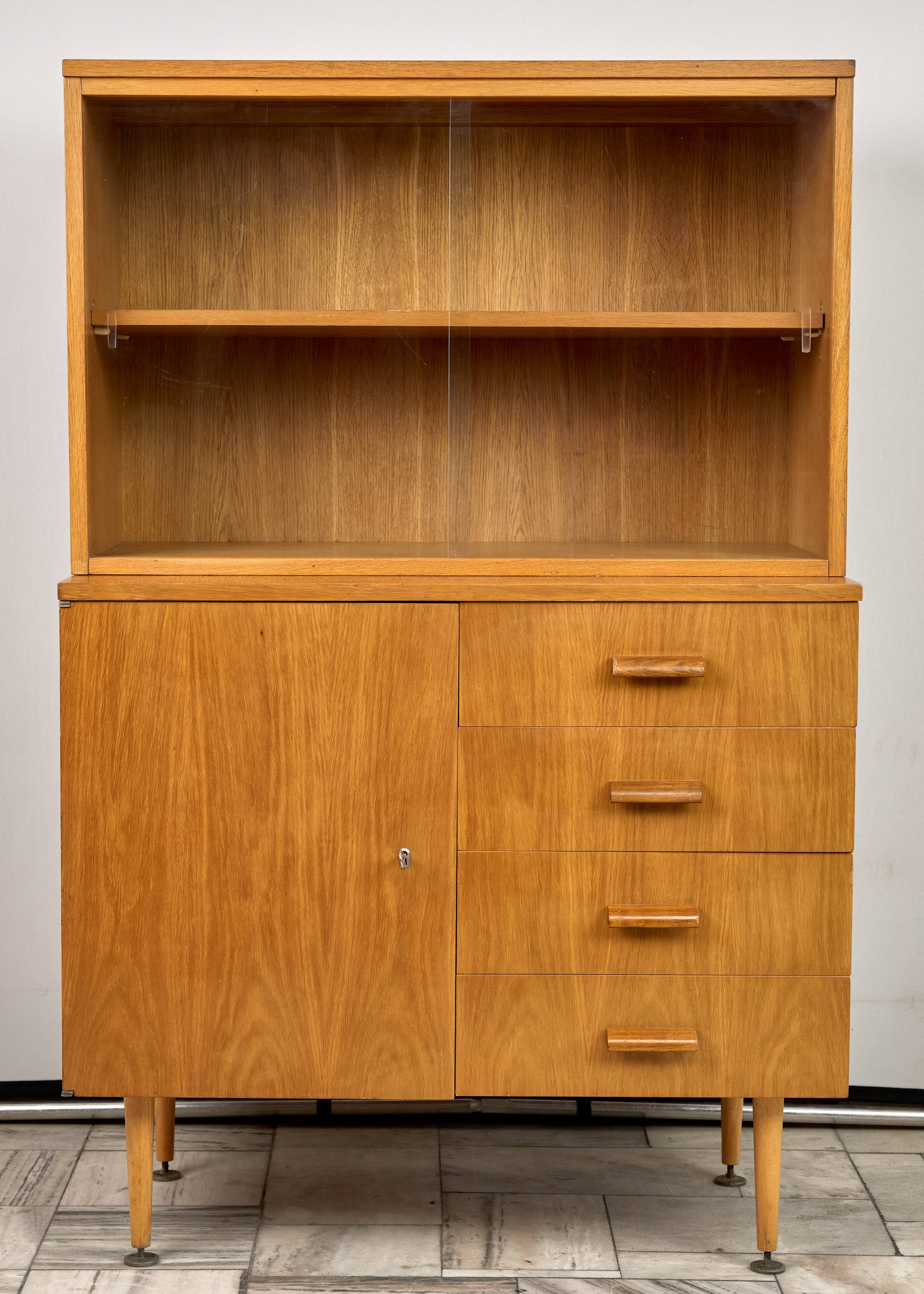 Vintage Display Cabinet, UP závody, 1960s, Czechoslovakia