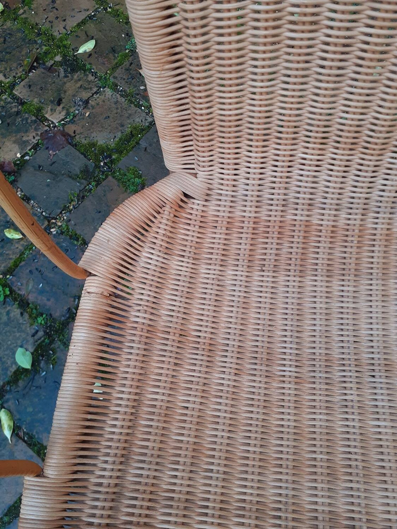 Rattan armchair from the 70s