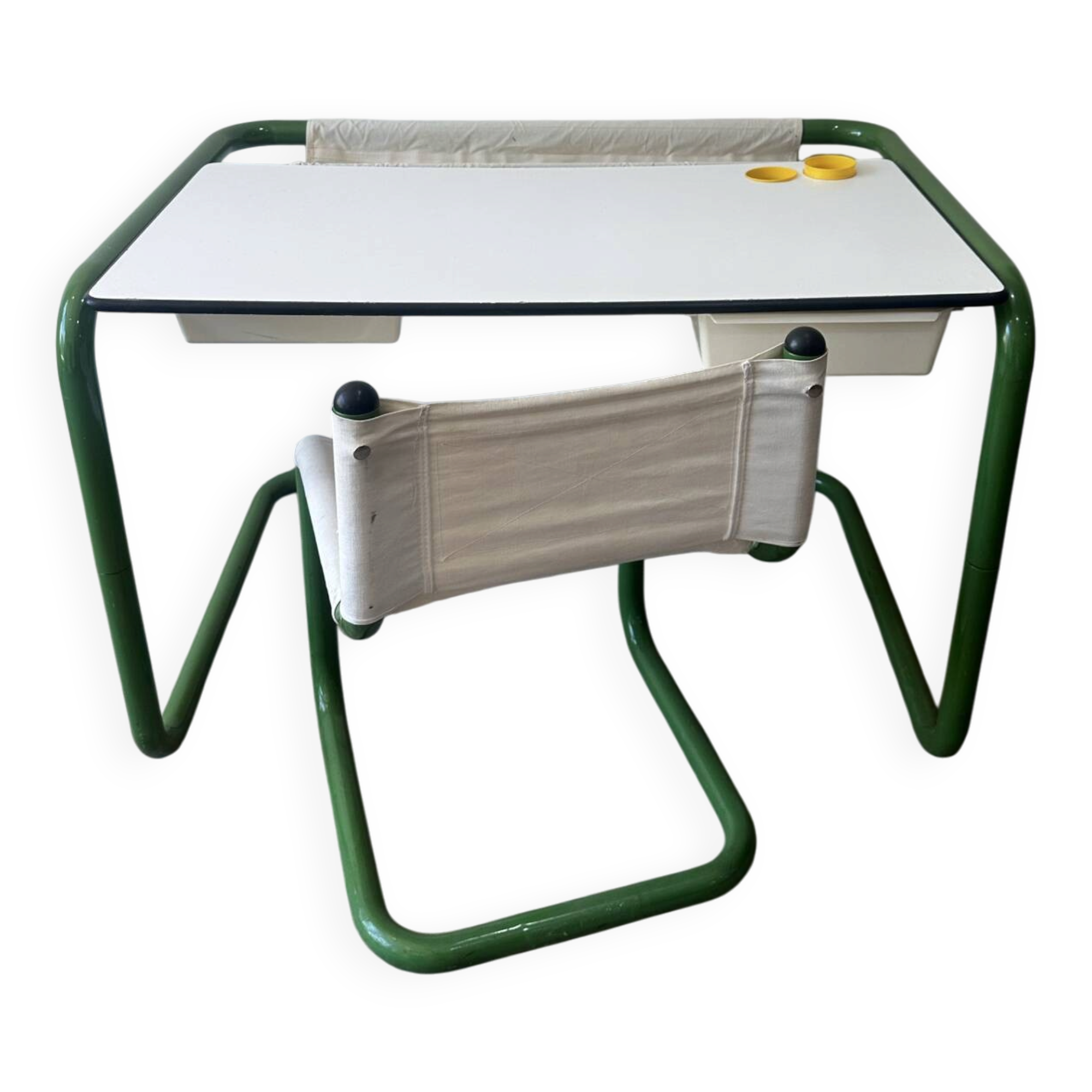 Bureau et chaise Marc Berthier 70s