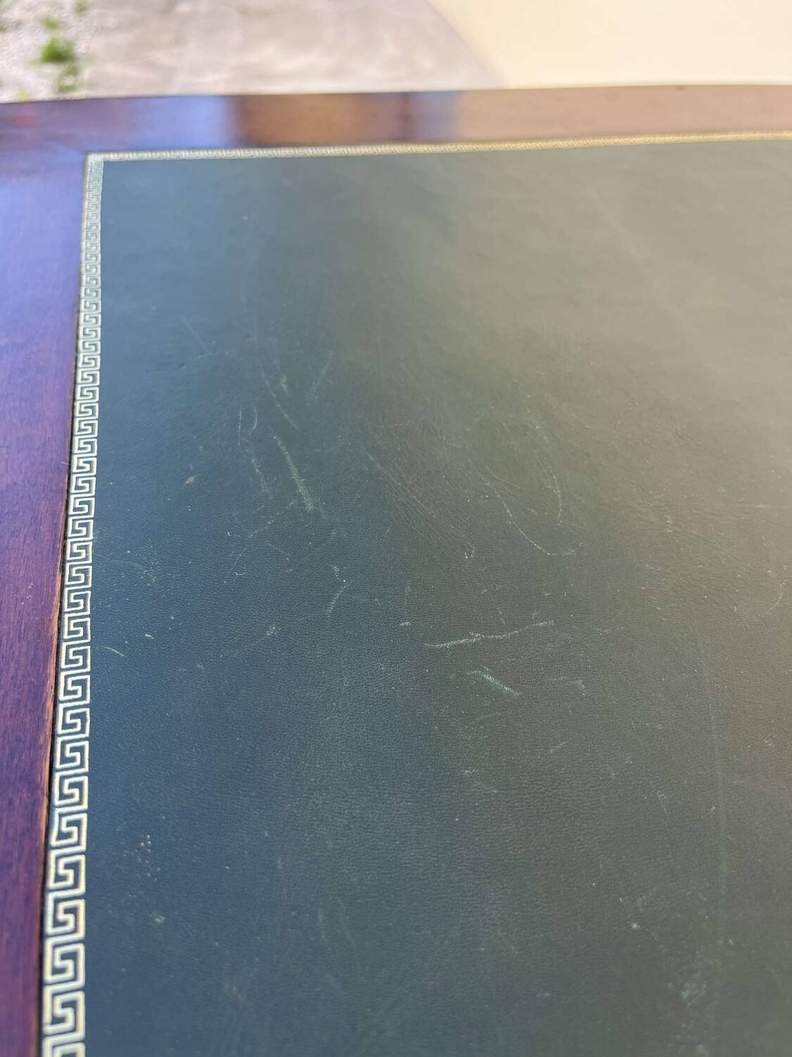 Empire style desk in solid mahogany, 19th century