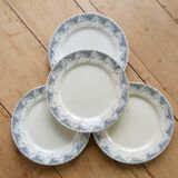 4 dessert plates from Sarreguemines U&C in the Luchon model.