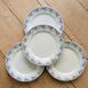 4 dessert plates from Sarreguemines U&C in the Luchon model.