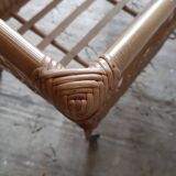 Rotin cradle baby bed