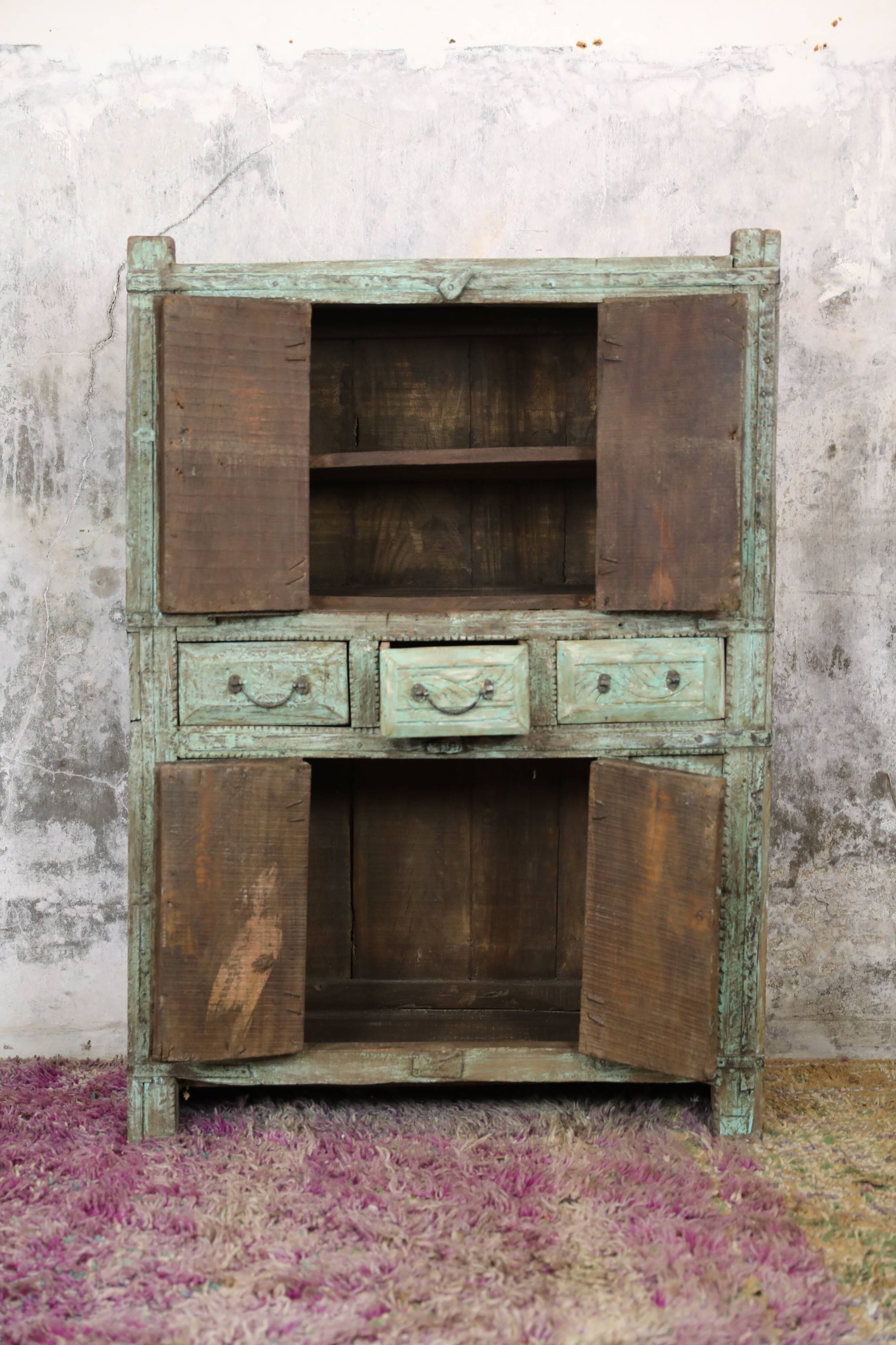Indian mango buffet 4 doors and 3 drawers, unique piece