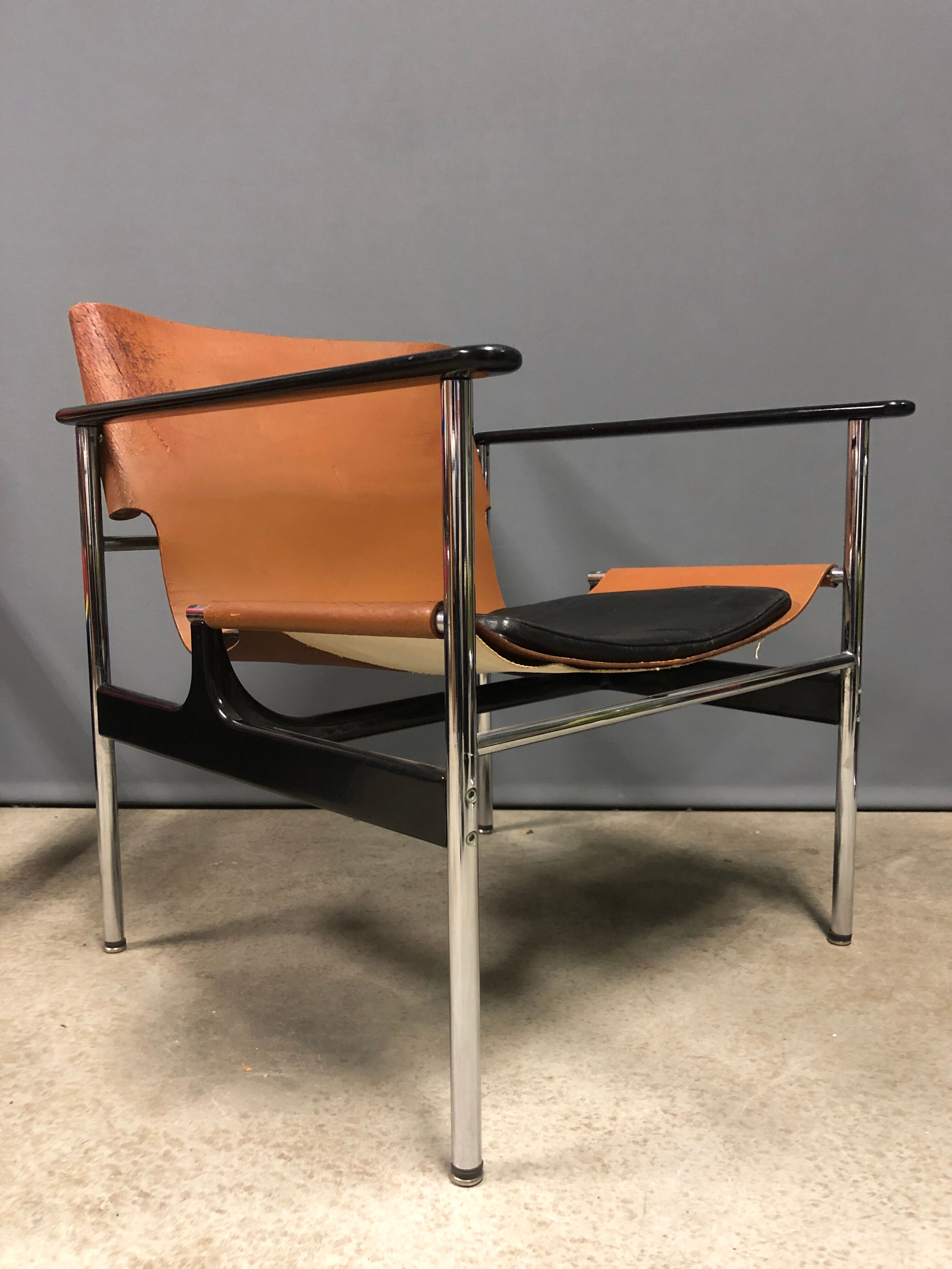 Vintage Charles Pollock 657 lounge chair for Knoll