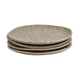 Blanca glossy grège s plates