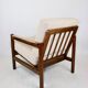Fauteuil vintage en boucle beige, 1970