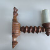 Wooden sconce