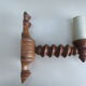 Wooden sconce