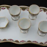Egg service in Limoges porcelain