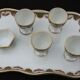 Egg service in Limoges porcelain