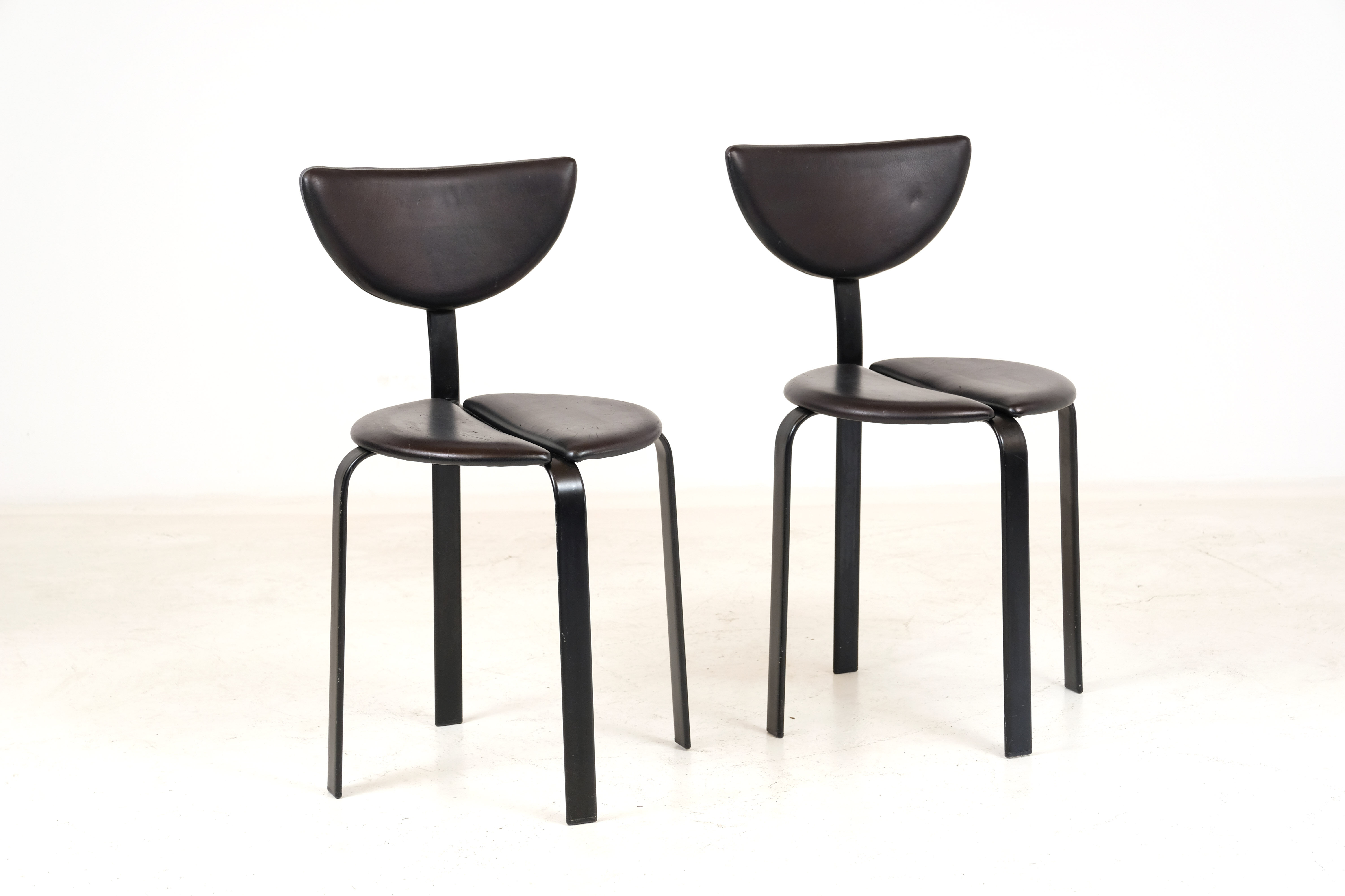 Pair of chairs Bent Krogh 1980's