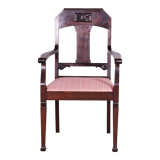 Fauteuil en noyer Art Nouveau restauré, polonais relancé, Autriche, années 1910