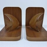 Teak book ends fishes 1960’s