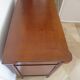 Louis XVI-style sideboard - 1 drawer - fluted legs - mahogany - solid wood