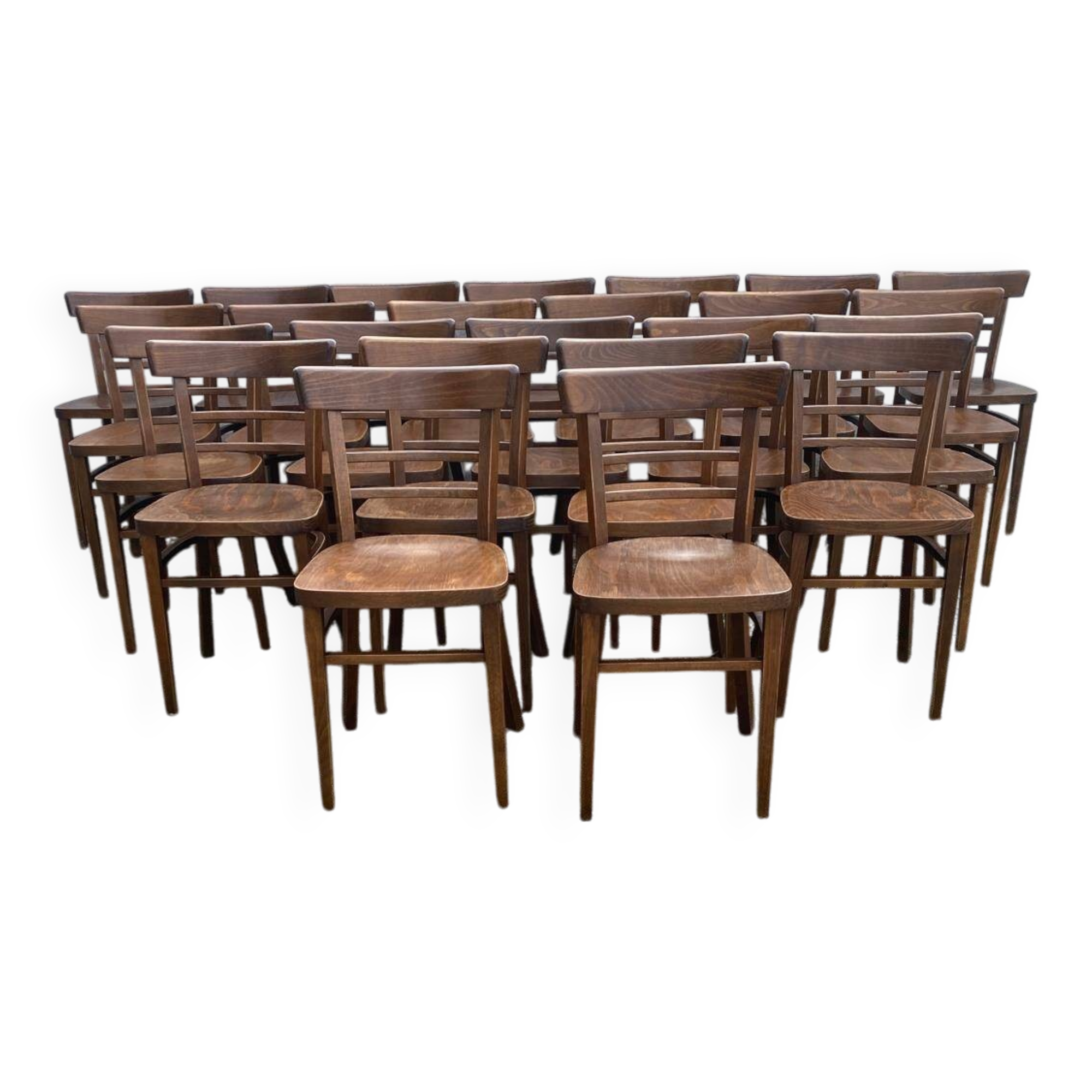 Set of 24 bistro chairs