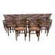 Set of 24 bistro chairs