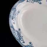 Plat de service ovale vintage faïence Saint Amand Nouvelle Usine Céramique