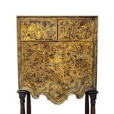 Cabinet of gilded and silvered leather, Art Nouveau, circa 1920 – Spain
