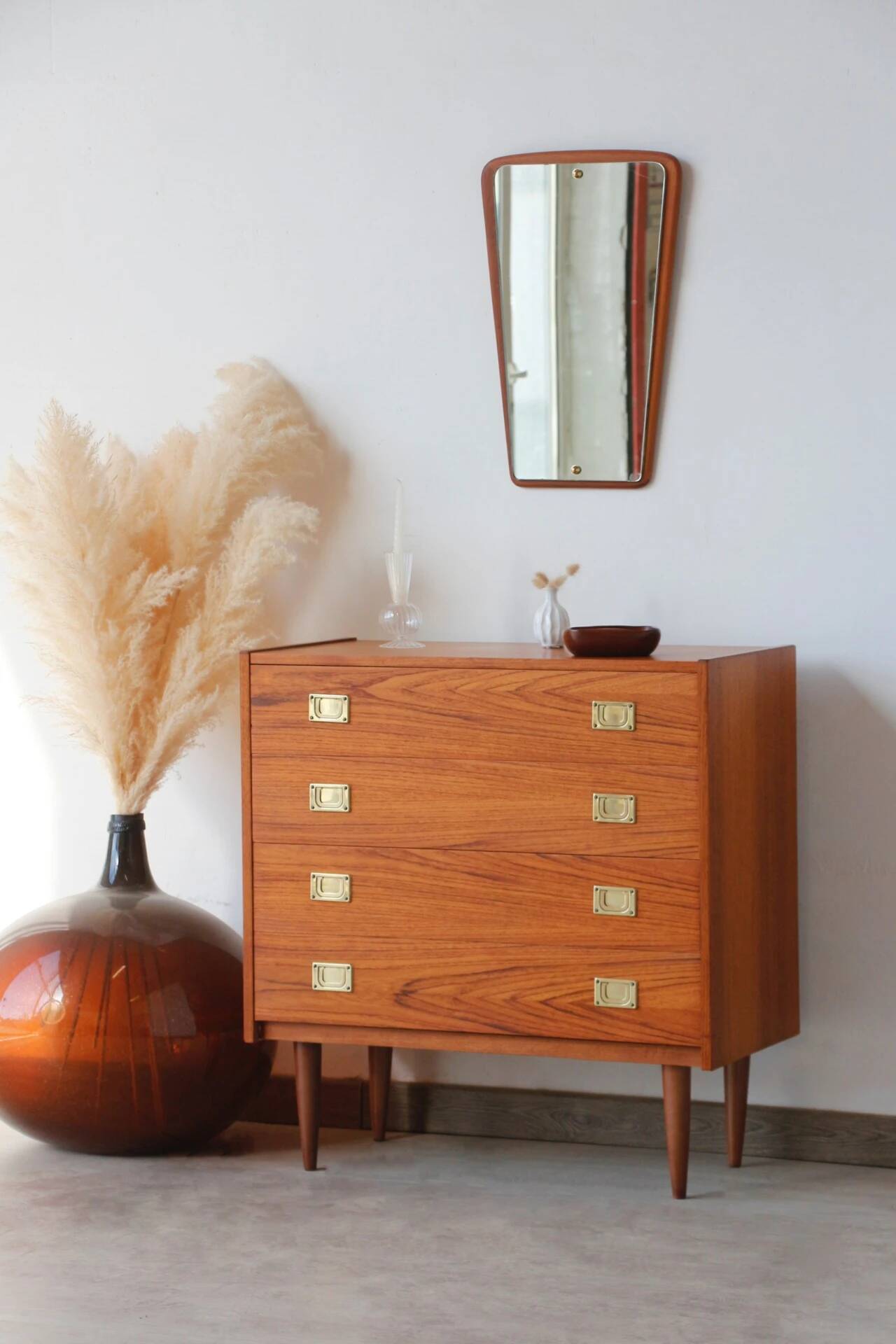Danish teak commode Reoval – vintage design 1970s