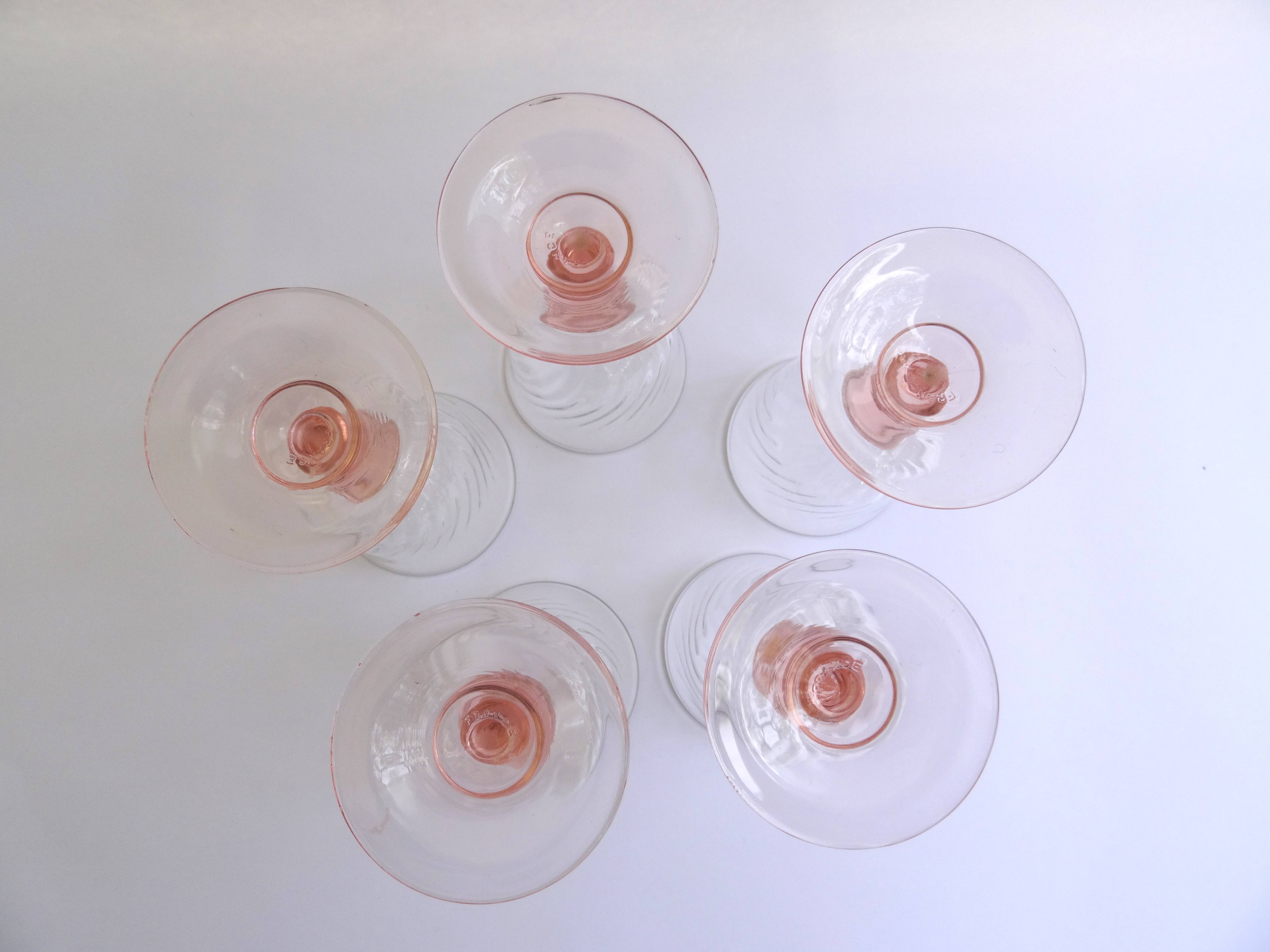 Verres à liqueur avec pieds Rosaline