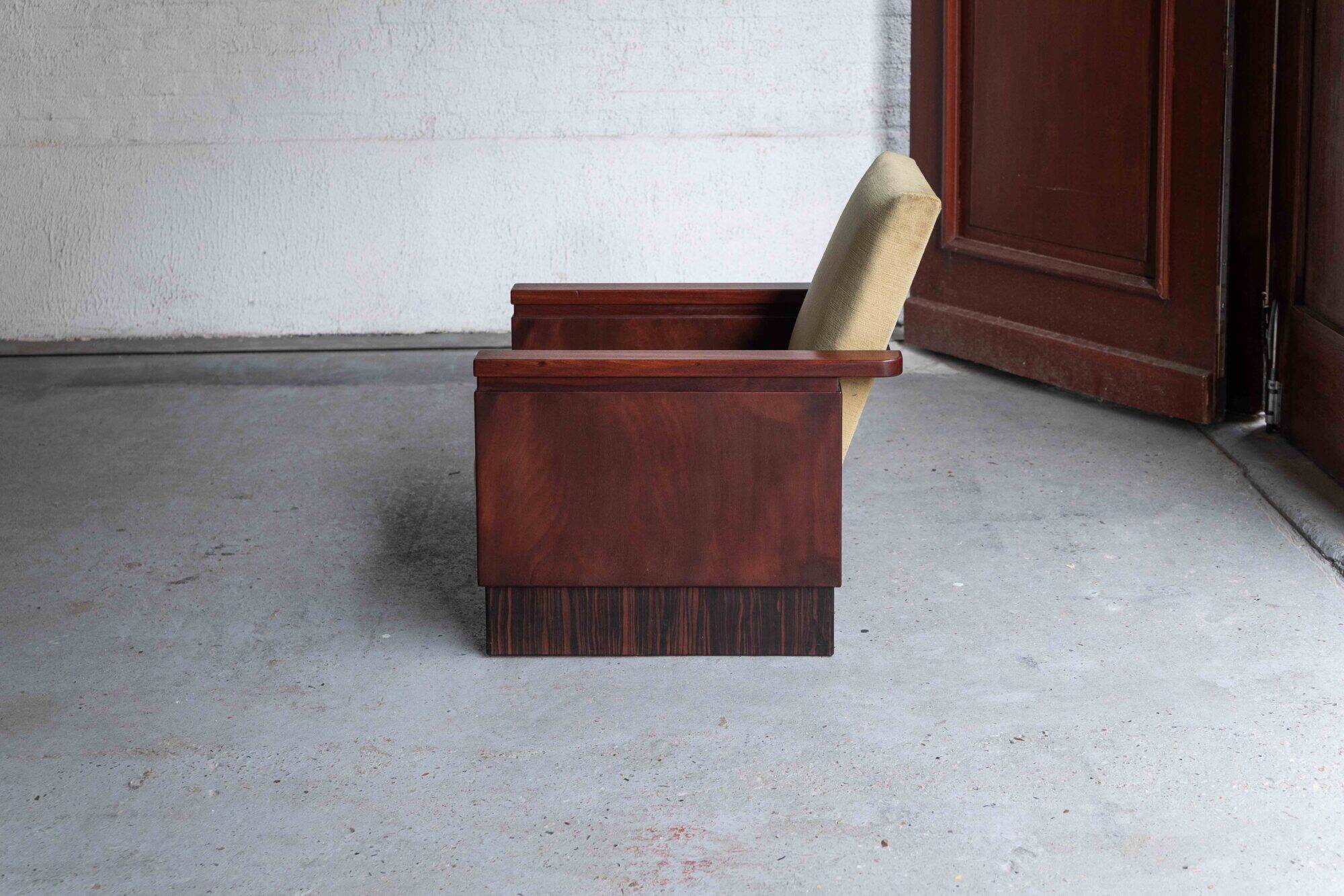 Fauteuil Amsterdam School, années 1930