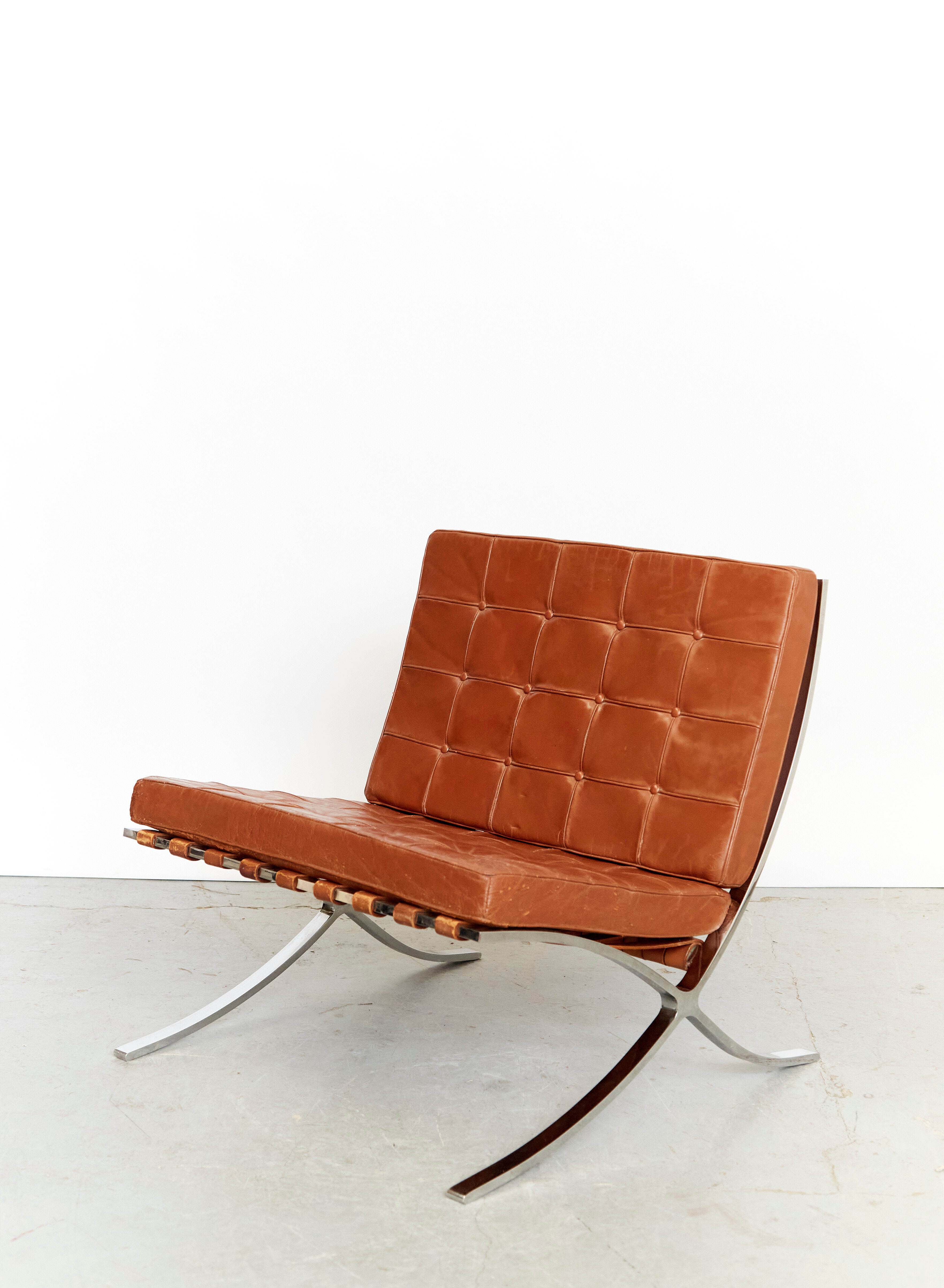 Chauffeuse de MR90 « Barcelona Chair » de Ludwig Mies van der Rohe