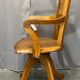 Fauteuil de bureau américain canné époque 1900