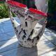 Vintage fat lava vase