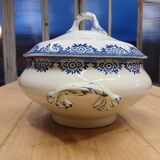 Old soup tureen Digoin and Sarreguemines