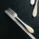 12 table forks - silver metal