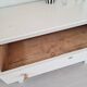 Old white wooden chest of drawers