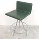 Pair of Dania bar stools in leather by Salvati & Tresoldi for Saporiti.