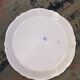 Quimper plate signed with rooster decoration in yellow enamelled ceramic old
