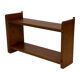 Vintage wooden wall shelve rack in pinewood minimalist design
