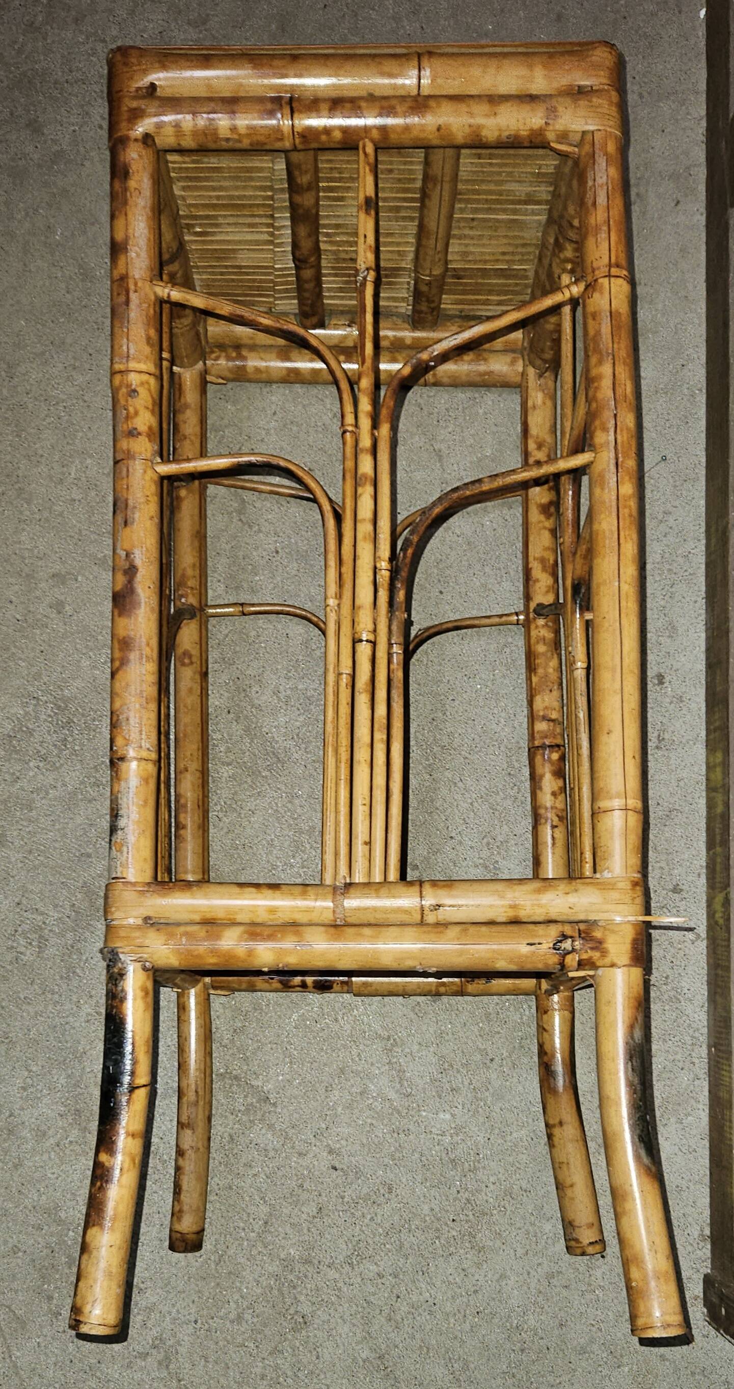 High square vintage bamboo harness