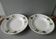 Lot de 2 assiettes creuses Moulin des Loups, décor peint