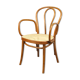 Vintage Bentwood Wide Seat and Arms Bistro Chair