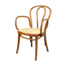 Vintage Bentwood Wide Seat and Arms Bistro Chair