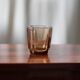 Verres à eau en verre fumé