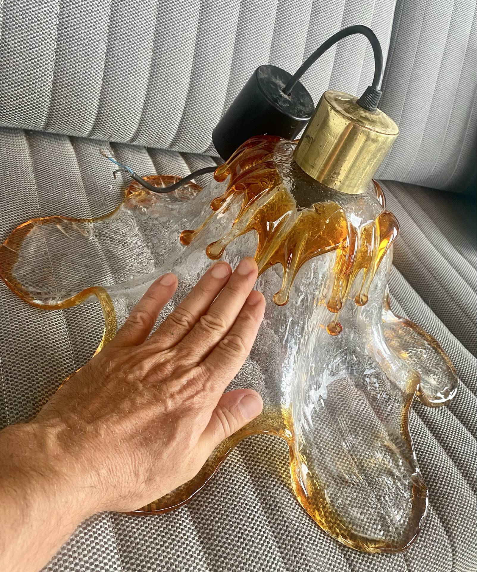 Murano glass pendant light