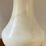 Paire de lampes en albâtre vintage