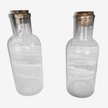 Anciennes bouteilles en verre