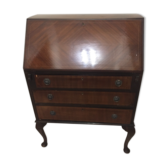 Secretary mahogany donkey back late nineteenth century