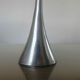 Scandinavian modernist aluminum candle holder in the 70s